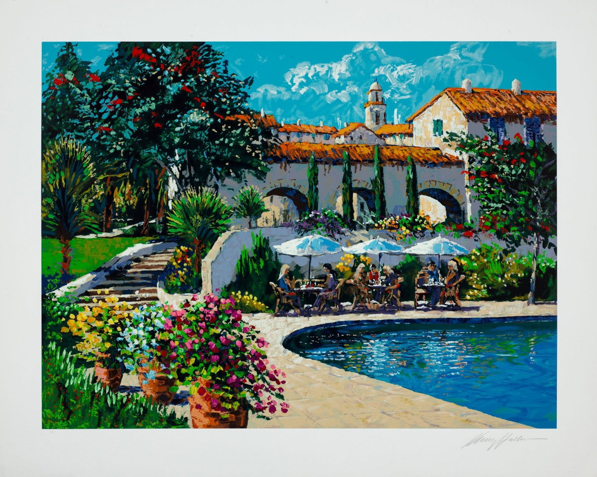Montecito, 1999 by Kerry Hallam — hand-signed serigraph on paper