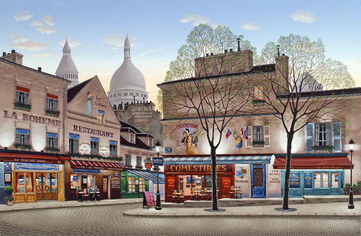 La Bohéme, 2000 by Liudmila Kondakova — hand-signed serigraph