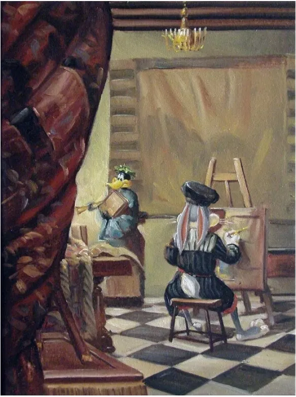 Hare-Brushed Duck by Glen Tarnowski — Giclee On Canvas