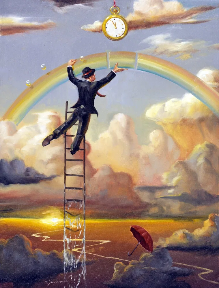 Time for Action by Glen Tarnowski — Hand-Embellished Giclee on Canvas