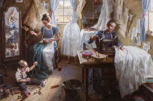 The Dressmaker's Shop Artist Proof by Morgan Weistling