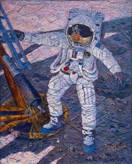 Alan Bean - A Giant Leap SmallWork Canvas Edition