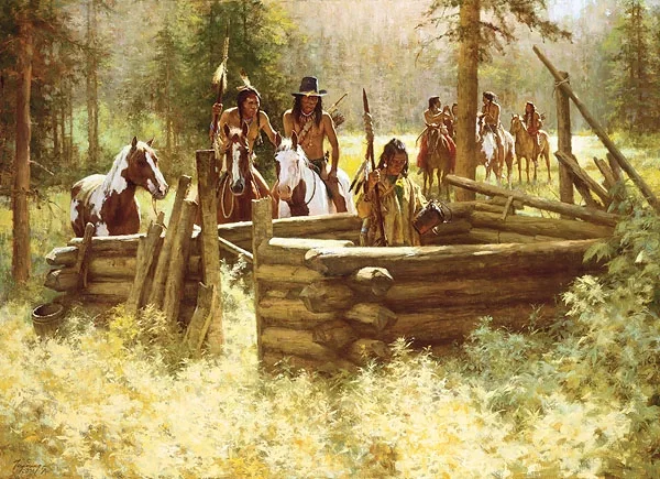 ABANDONED by Howard Terpning — Giclee On Canvas Artist Proof