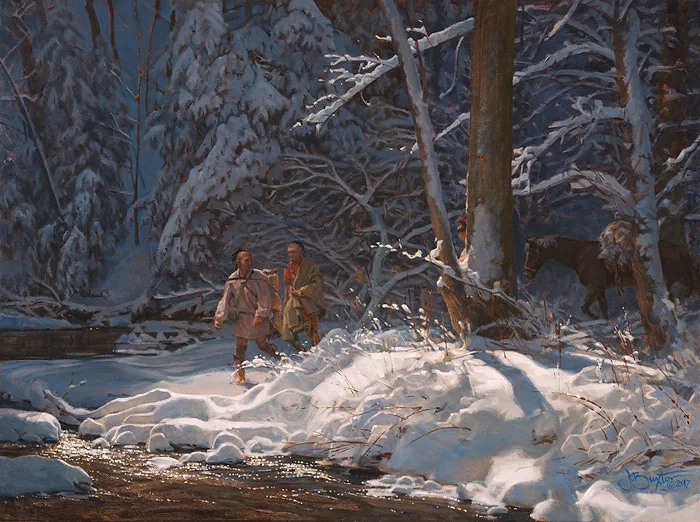 Almost Quiet by John Buxton — Giclee On Canvas