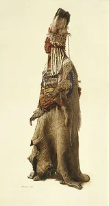 James Bama - BLACKFOOT CEREMONIAL HEADDRESS