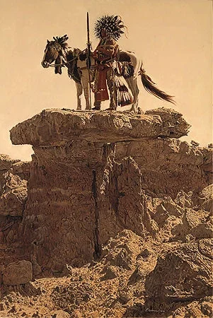 CHEYENNE DOG SOLDIER by James Bama