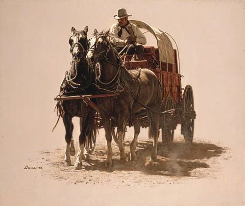 CHUCK WAGON by James Bama — Lithograph