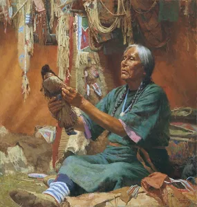 Howard Terpning - NEW DOLL FOR MY GRANDMOTHER