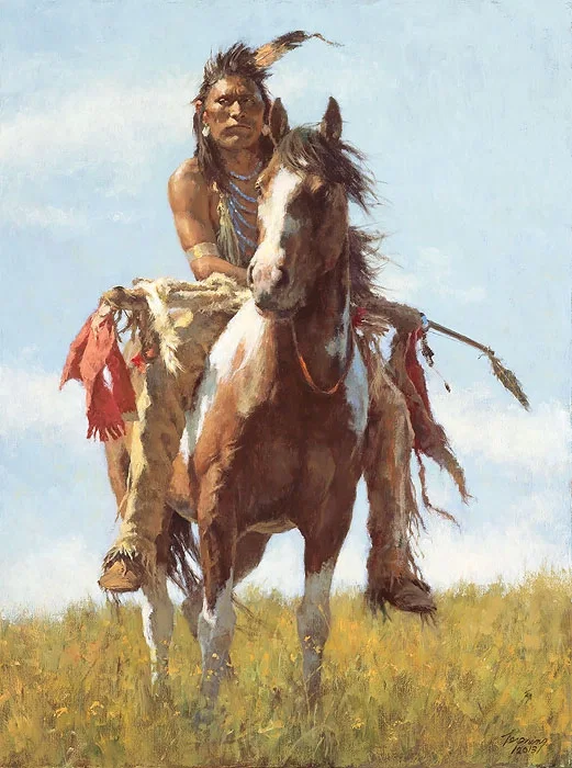 DO NOT DISTURB by Howard Terpning — Giclee On Canvas Artist Proof