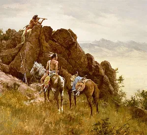 Howard Terpning - FAR SEEING GLASS