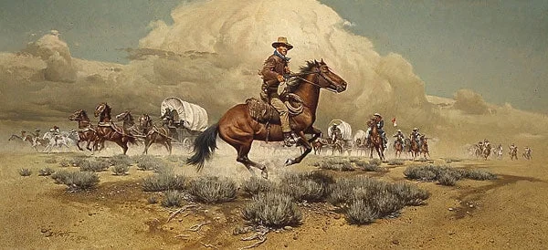 Under Attack by Frank McCarthy — Giclee On Canvas