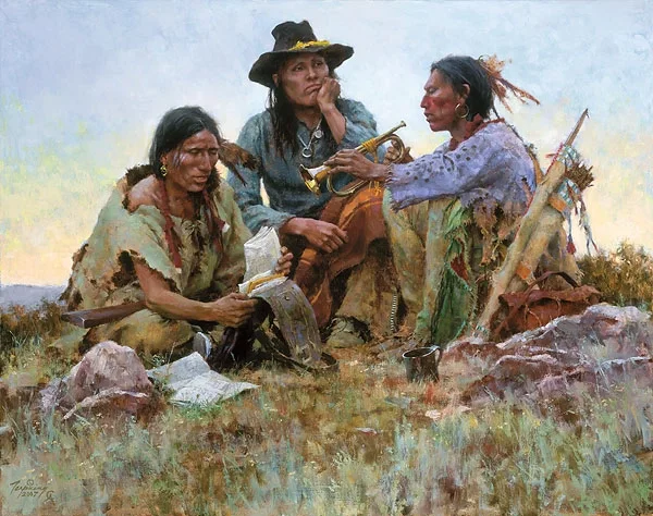 Found on the Field of Battle by Howard Terpning — Giclee On Canvas Artist Proof