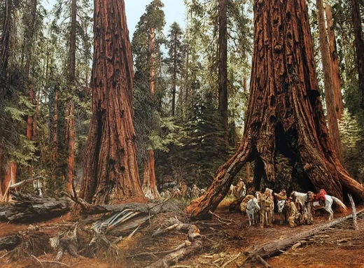 In the Land of the Giants by Paul Calle