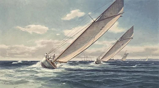 Gusting on the Last Leg by Don Demers