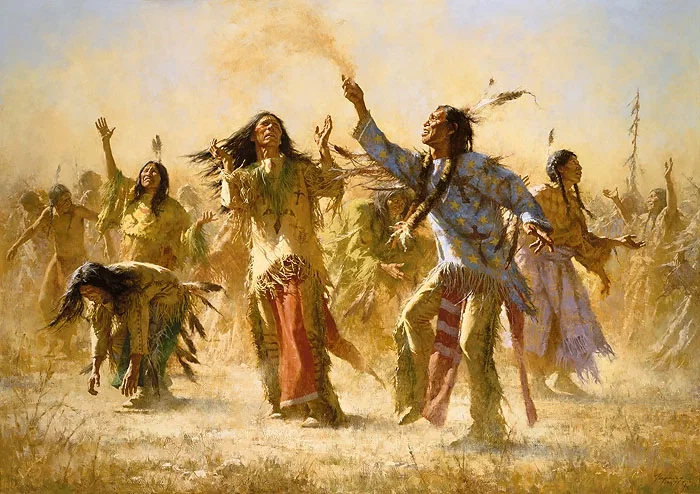 HOPE SPRINGS ETERNAL by Howard Terpning — Giclee On Canvas Artist Proof
