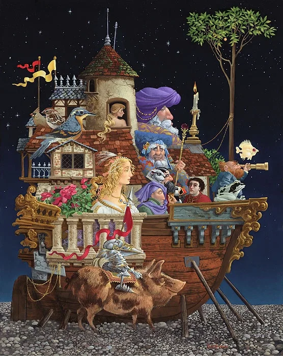 Interrupted Voyage by James Christensen