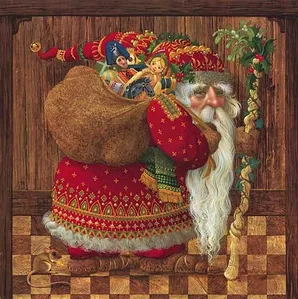James Christensen - OLDE WORLD SANTA
