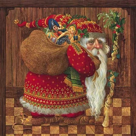 OLDE WORLD SANTA by James Christensen — Lithograph