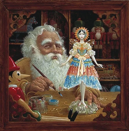 The Gift for Mrs. Claus by James Christensen