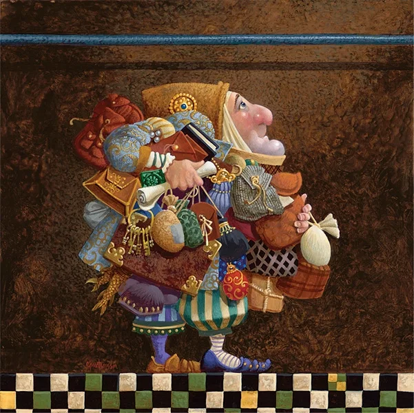 Hold to the Rod, the Iron Rod by James Christensen — Lithograph