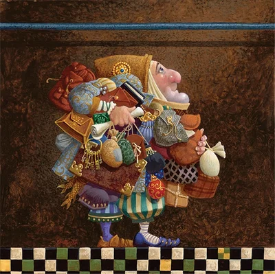 Hold to the Rod, the Iron Rod by James Christensen