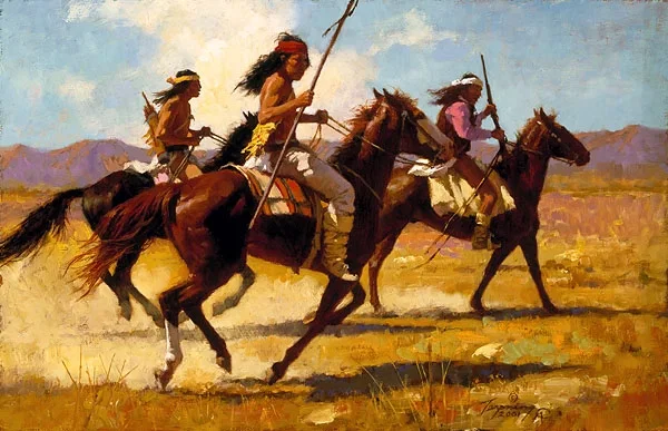 LIGHT CAVALRY by Howard Terpning — Giclee On Canvas Artist Proof