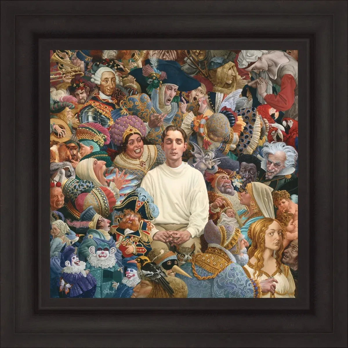 The Listener Brown Frame by James Christensen — Giclee On Canvas
