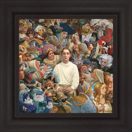 The Listener Brown Frame by James Christensen