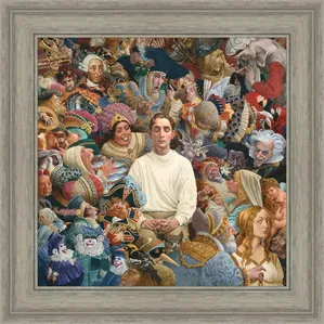 James Christensen - The Listener Gold Frame