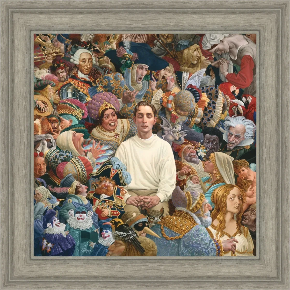 The Listener Gold Frame by James Christensen — Giclee On Canvas