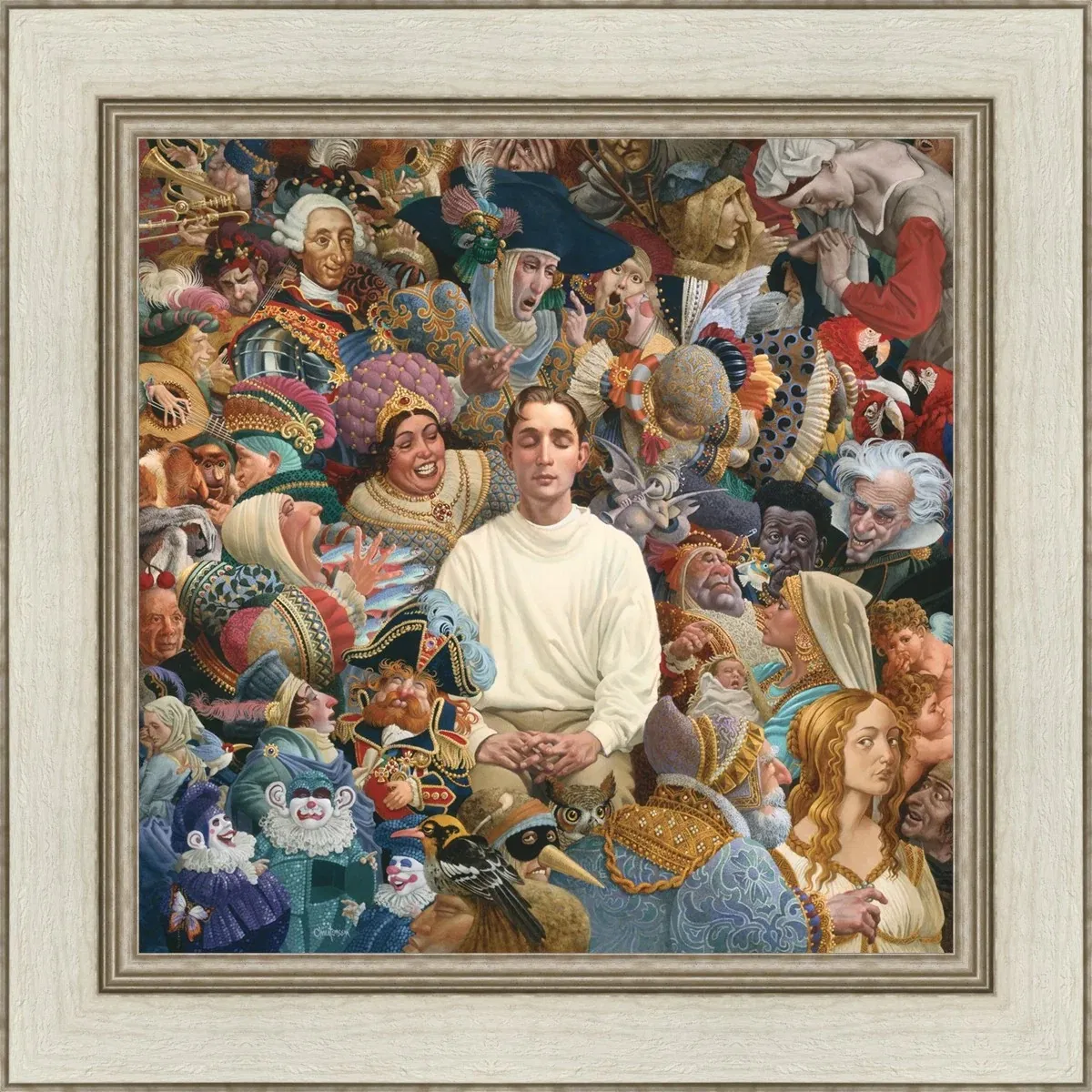 The Listener Ivory Frame by James Christensen — Giclee On Canvas