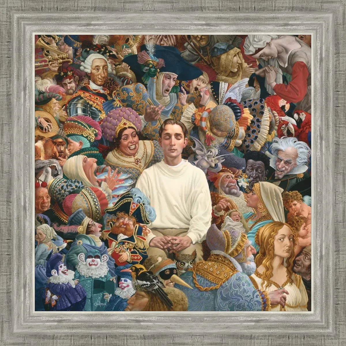 The Listener SilverFrame by James Christensen — Giclee On Canvas