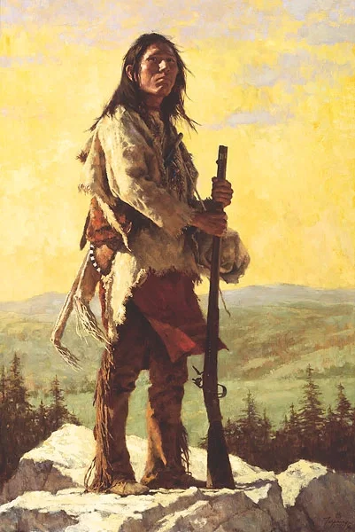 THE LONG TRAIL AHEAD by Howard Terpning — Giclee On Canvas