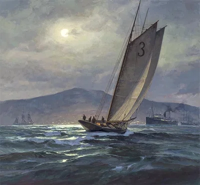 Moon Wake by Don Demers
