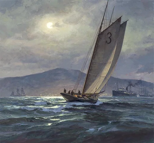 Moon Wake by Don Demers