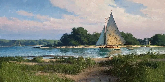 Passing the Island by Don Demers — Giclee On Canvas