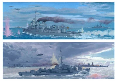 The Battle off Samar, Philippines 1944 by Craig Kodera