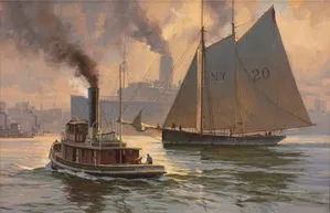 Don Demers - Sail and Steam on The East River