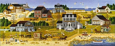 Charles Wysocki - Salty Witch Bay MUSEUM EDITION