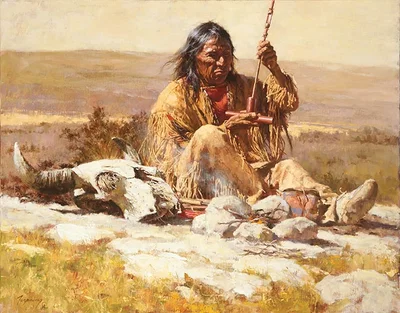 SEEKING WISDOM THROUGH THE PIPE by Howard Terpning