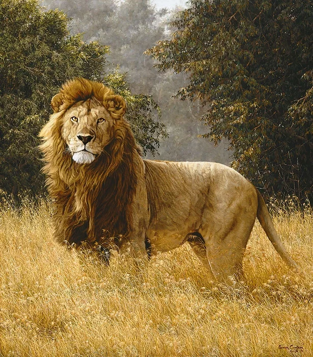 Simba Anniversary Edition by Simon Combes — Giclee On Canvas