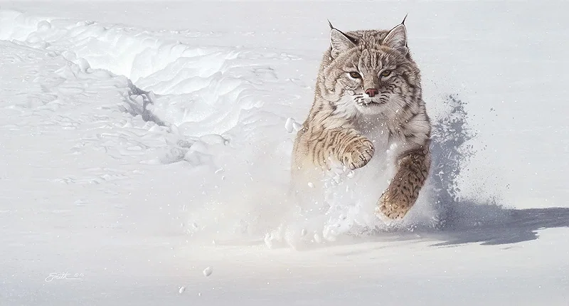 Snow Blower by Daniel Smith — Giclee On Canvas