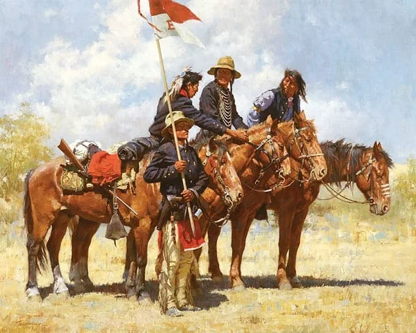 Army Regulations by Howard Terpning — Artist Proof Lithograph
