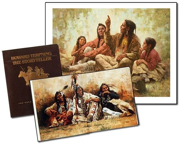 The Storyteller Artist Proof by Howard Terpning — Lithograph
