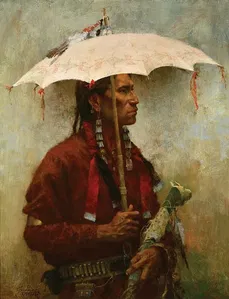 Howard Terpning - Prairie Shade