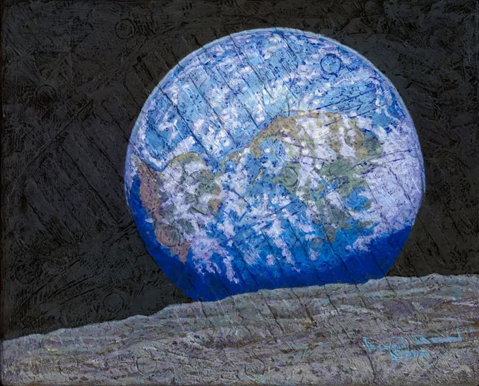 Way Way Up High Over Pad 39A by Alan Bean — Giclee On Canvas
