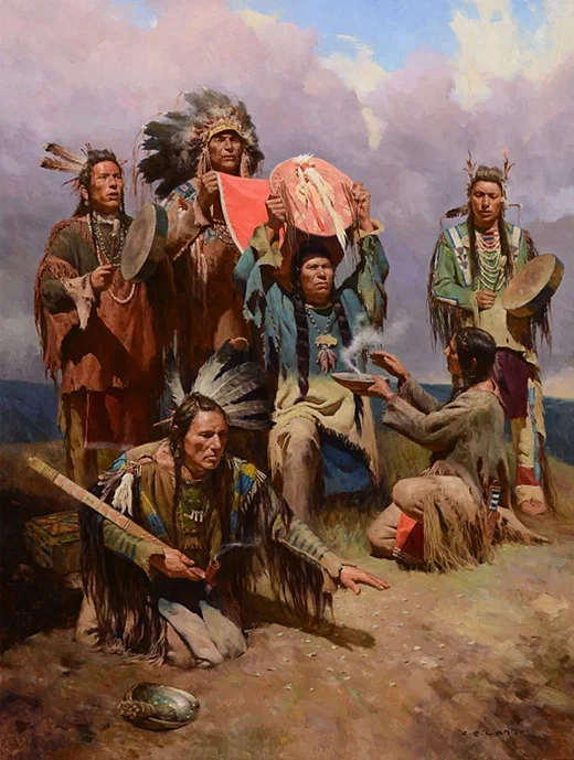 White Buffalo War Shield MASTERWORK by Z.S.  Liang