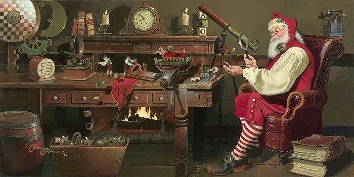 St. Nicholas: Work Day's End by Dean Morrissey — Giclee On Canvas