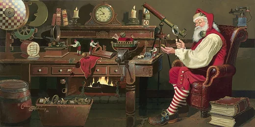 St. Nicholas: Work Day's End by Dean Morrissey