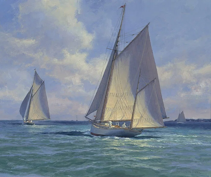 Yawl Flaneur by Don Demers — Giclee On Canvas